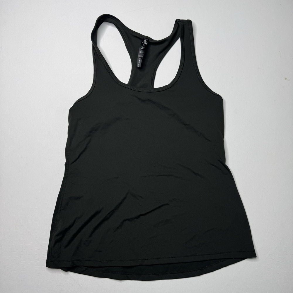 90 Degree by Reflex Womens Medium Black Racerback Workout Tank Top Athletic